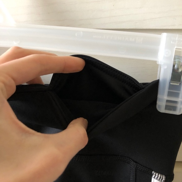 adidas ladies' 3 stripe tight - Picture 5 of 5